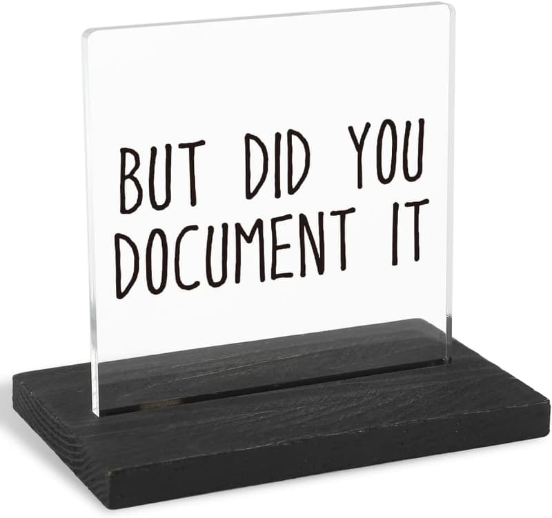 Positive Affirmation Desk Decor for Bosses - Office Humor Gift