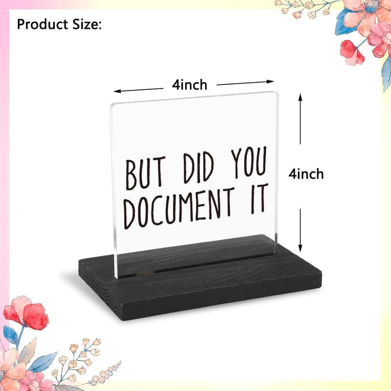 Positive Affirmation Desk Decor for Bosses - Office Humor Gift