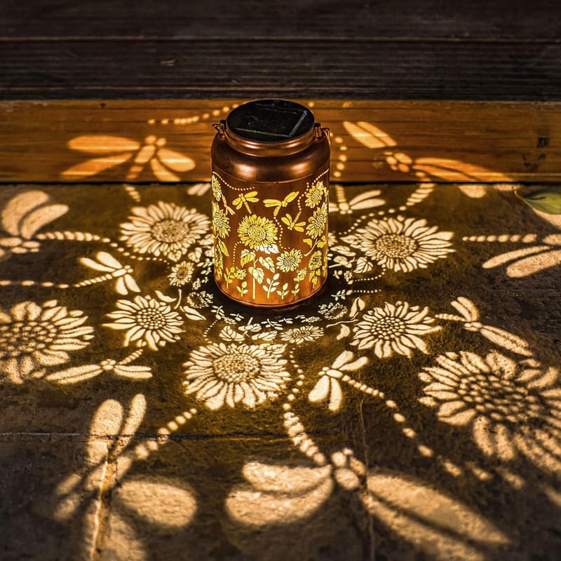 Solar Lanterns - Waterproof Dragonfly Hanging Lights Decor