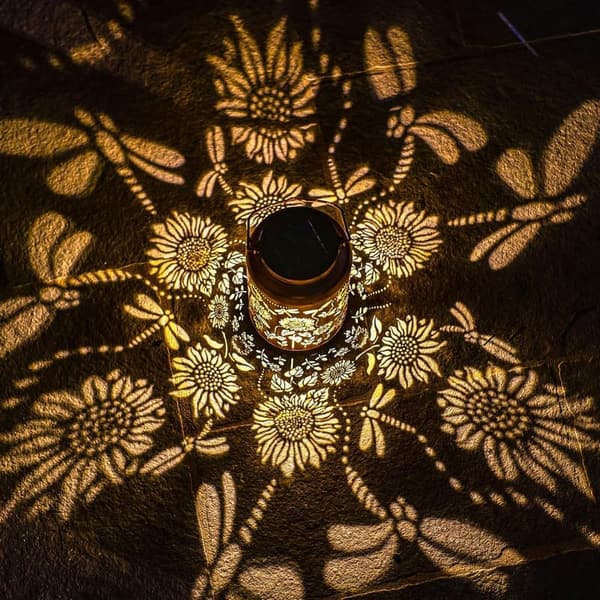 Solar Lanterns - Waterproof Dragonfly Hanging Lights Decor