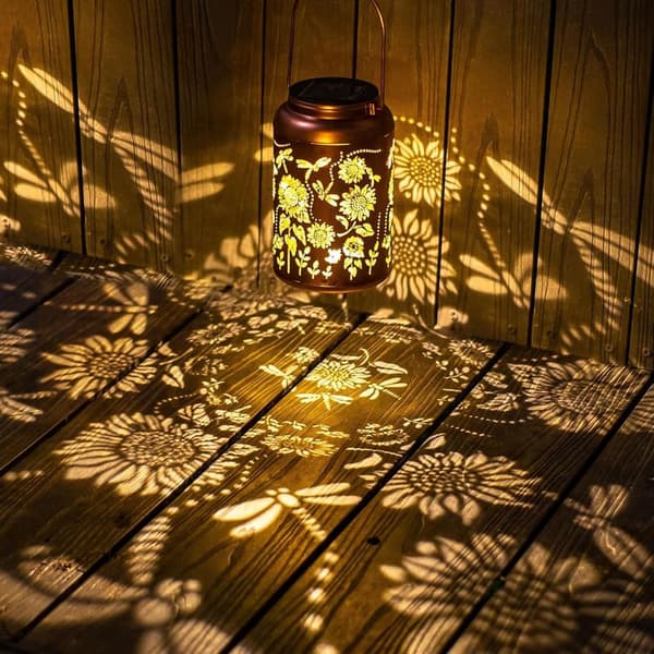 Solar Lanterns - Waterproof Dragonfly Hanging Lights Decor