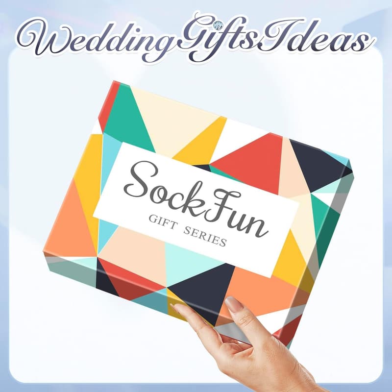 Funny Wedding Socks for Couples - Bride & Groom Gift Set