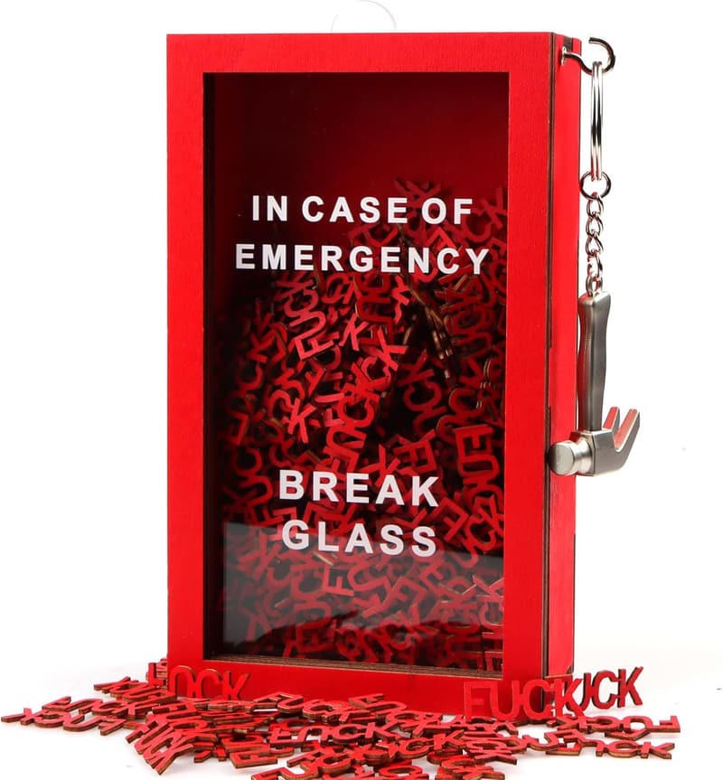 Personalized Gag Gift Box with 200 Fucks to Give