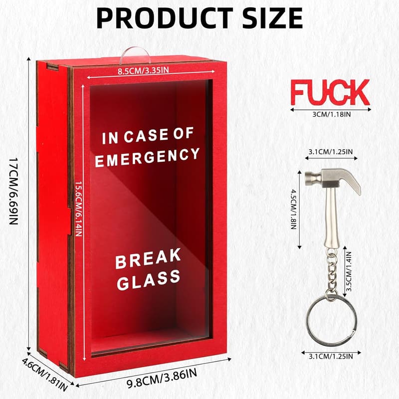 Personalized Gag Gift Box with 200 Fucks to Give