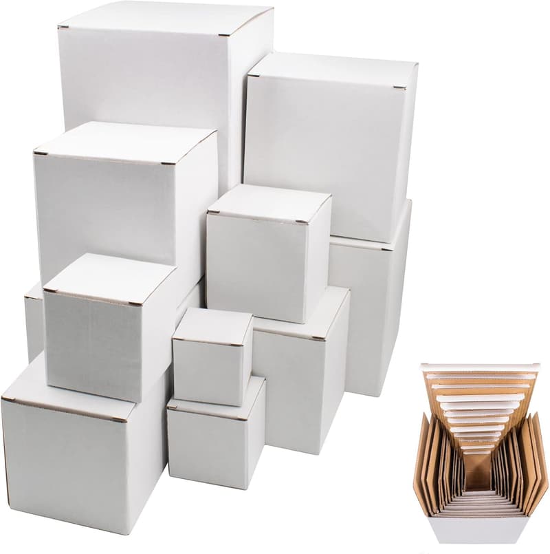 Funny Gag Gift Boxes Set - 12 Assorted Nesting Sizes