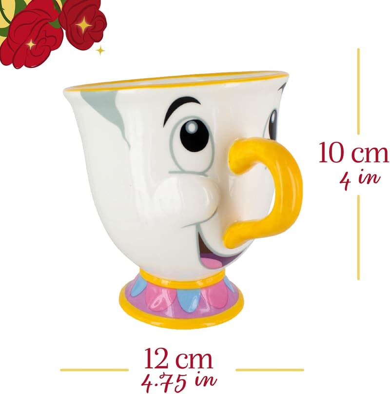 Disney Princess Chip Ceramic Tea Cup - 9oz Collectible Mug