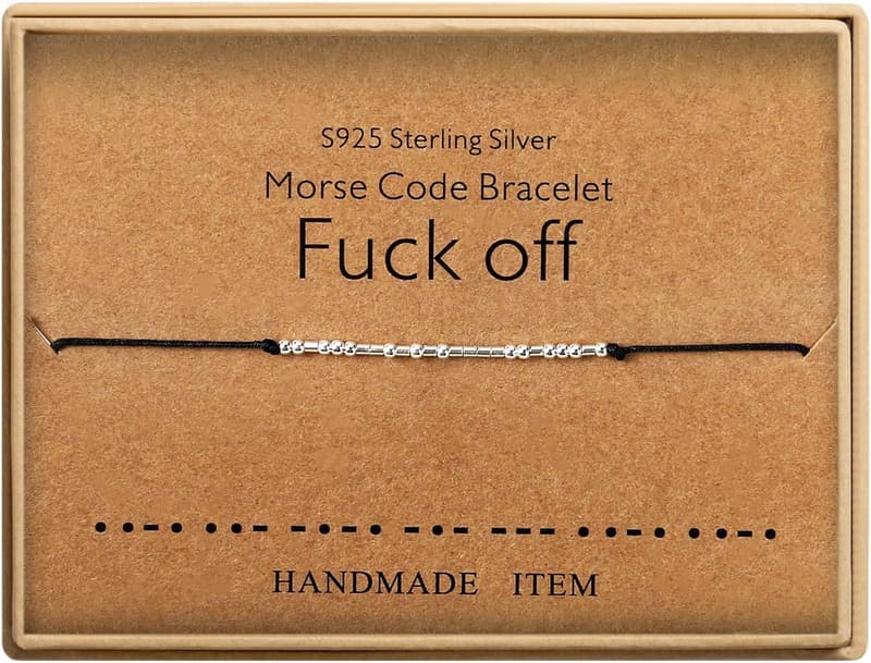 Morse Code Inspirational Bracelets for Women