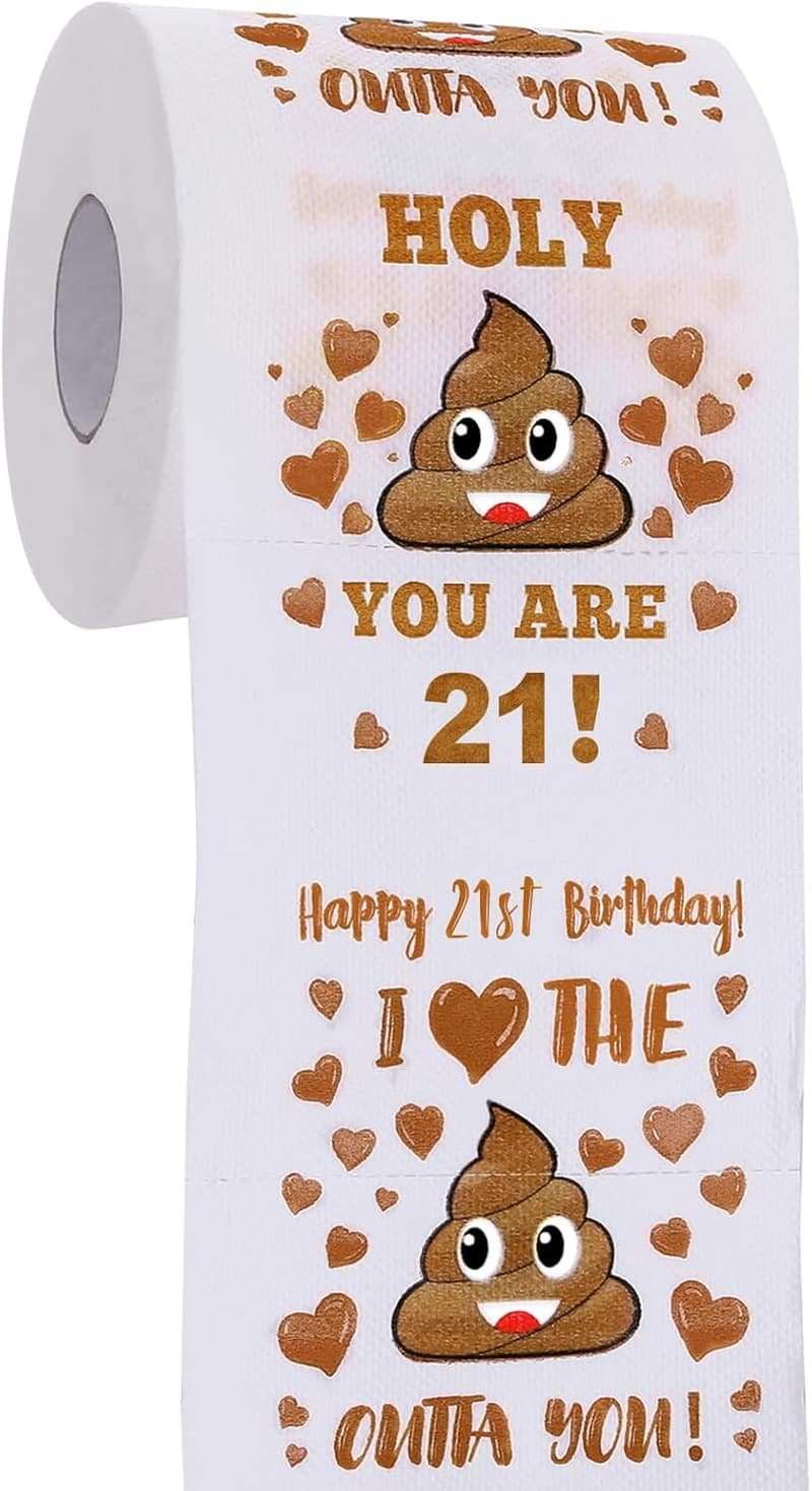21st Birthday Funny Prank Toilet Paper - Novelty Party Favor