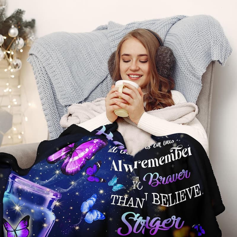 21st Birthday Blanket Gift for Her - 50