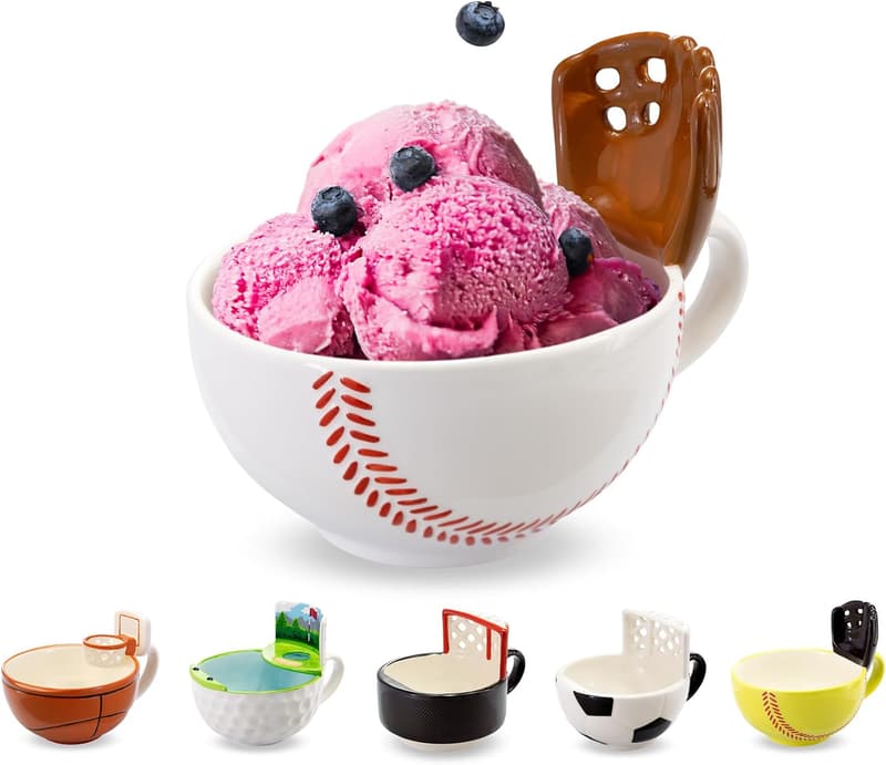Funny Baseball Mug with Glove – Coach Gift for Dad, 16oz