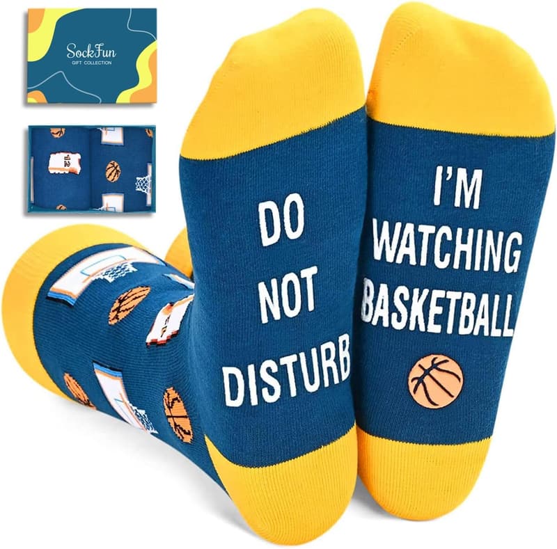 Sports Gift Socks for Men & Women - Basketball, Football, Soccer