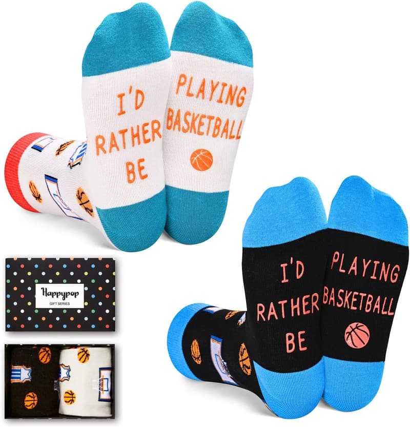 Sports Gift Socks for Kids - Baseball, Hockey, Soccer, Football
