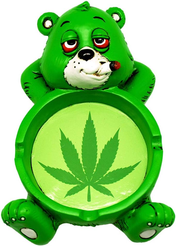 Stoner Bear Polyresin Ashtray - 4