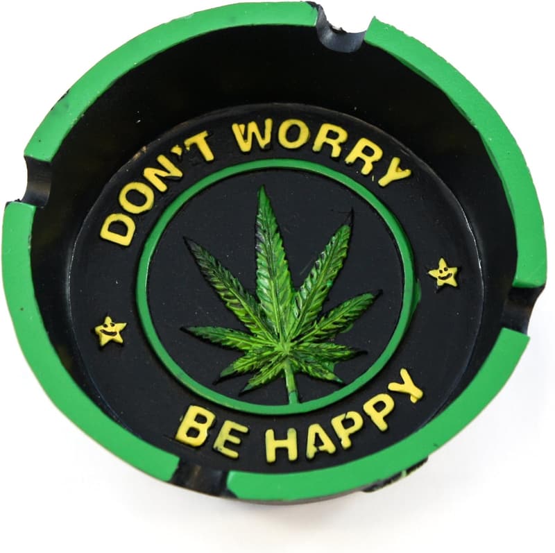 Vintage Hippie Weed Ashtray with 