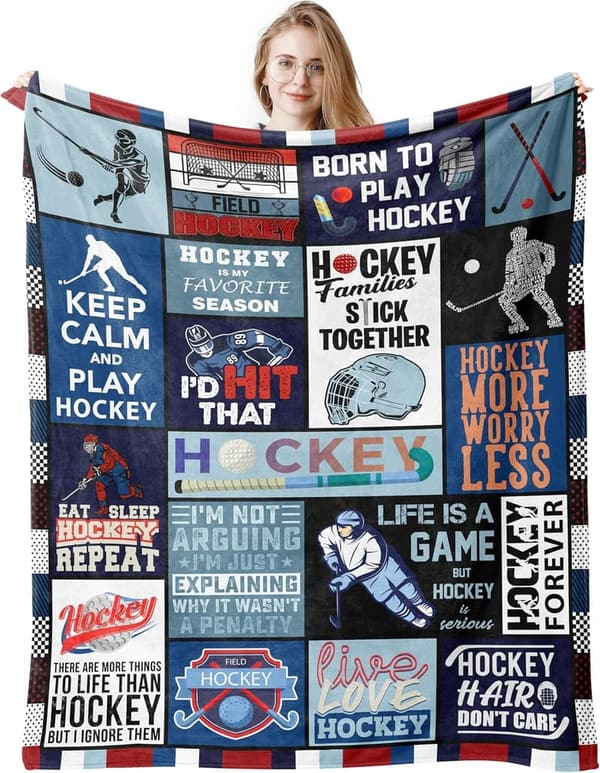 Field Hockey Blanket 60