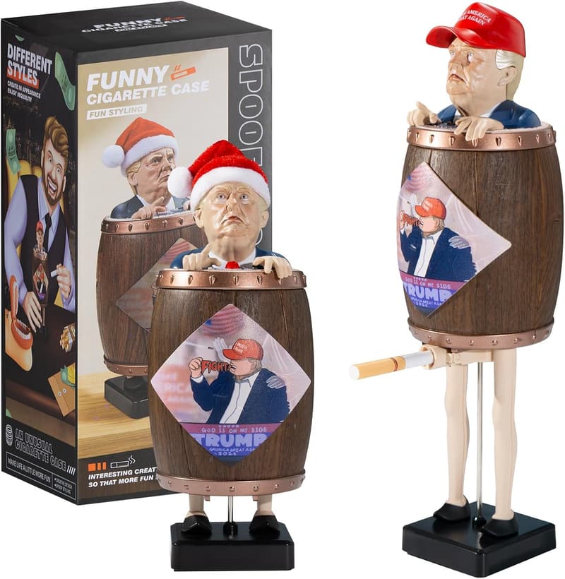 Donald Trump 2024 Quirky Cigarette Dispenser