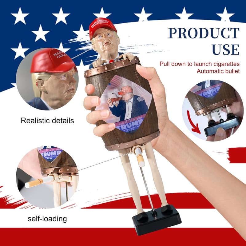 Donald Trump 2024 Quirky Cigarette Dispenser