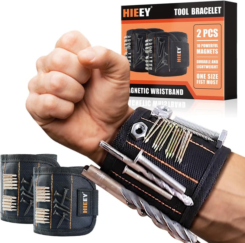 Magnetic Wristband Tool for Men - 2-Piece Gift Set