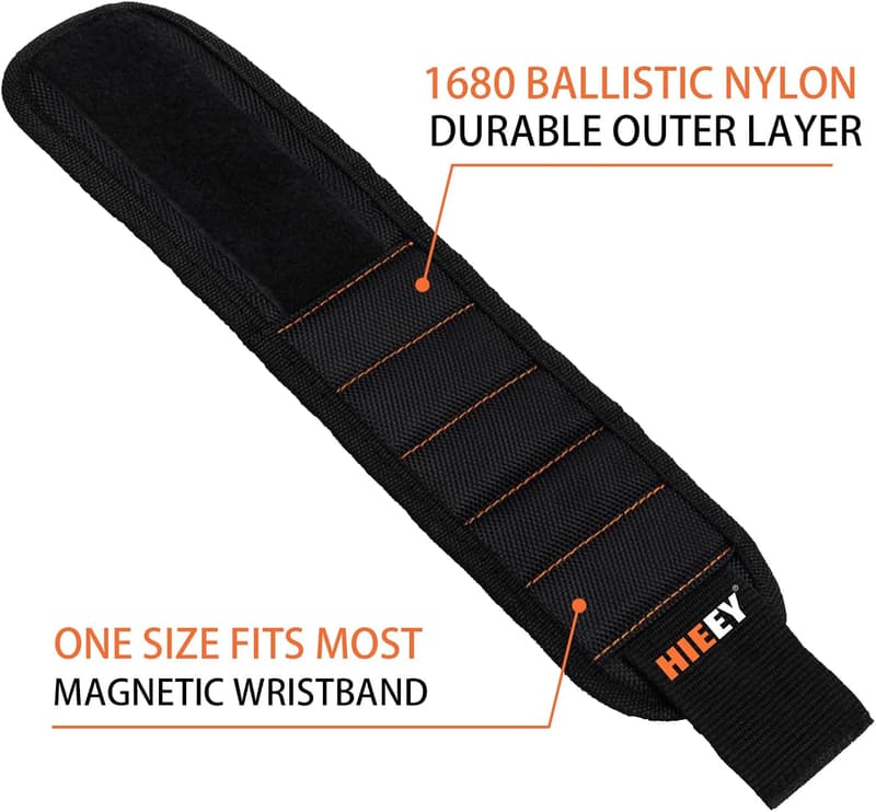 Magnetic Wristband Tool for Men - 2-Piece Gift Set