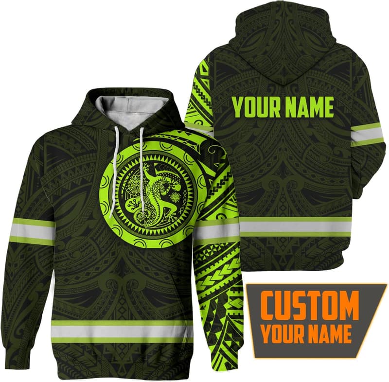 Custom Reflective Safety Shirt for Men - US Flag Design