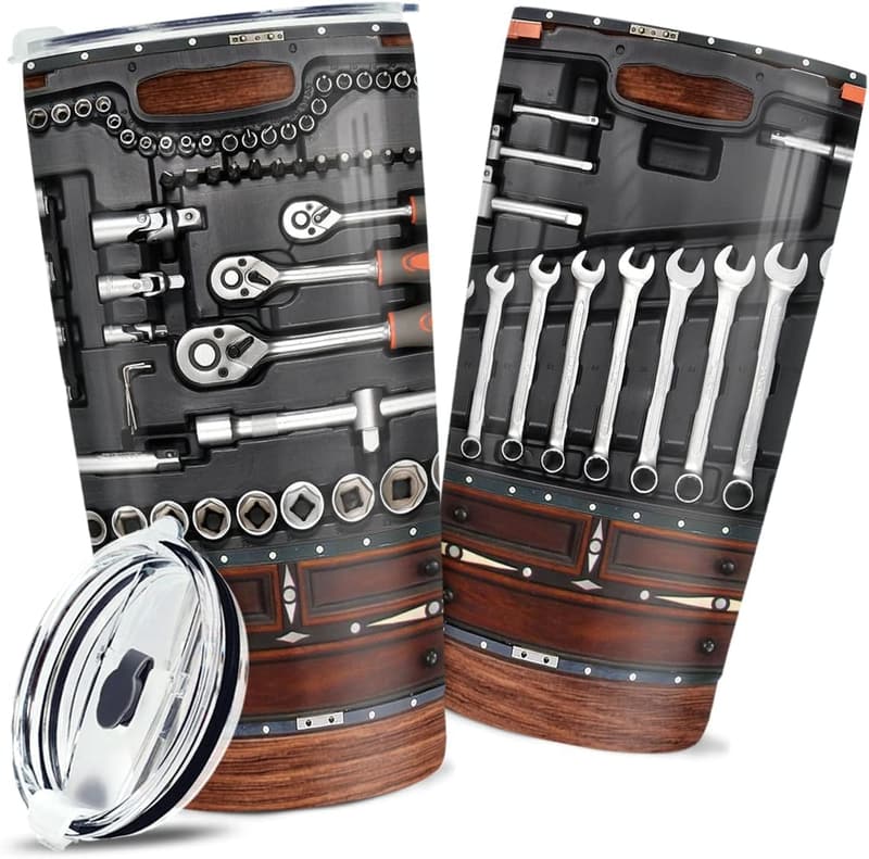 Father's Day Stainless Steel Insulated Tumbler for Mechanics