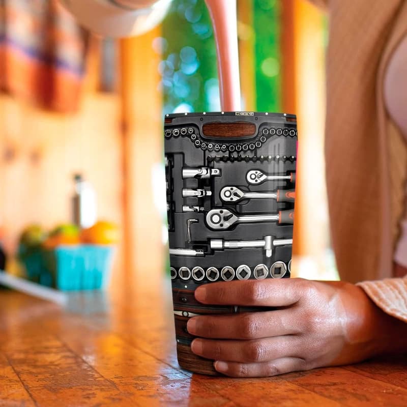 Father's Day Stainless Steel Insulated Tumbler for Mechanics