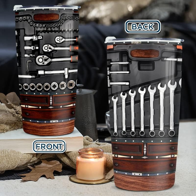 Father's Day Stainless Steel Insulated Tumbler for Mechanics