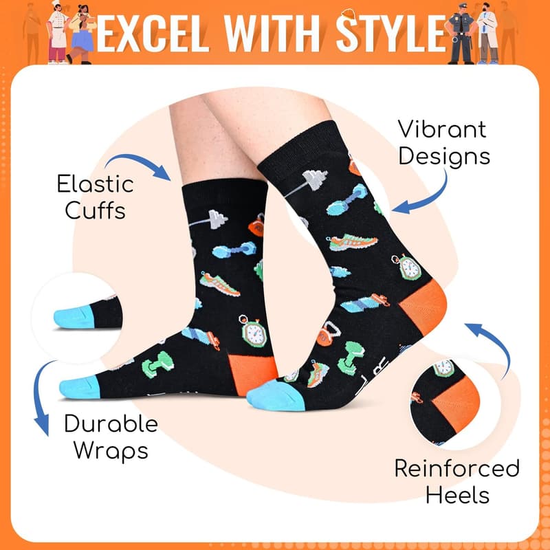 Mechanic & EMT Photo Socks for Men & Women