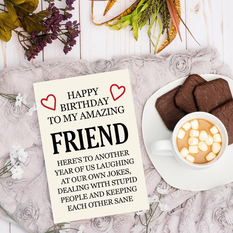 Funny Birthday Card for Best Friend