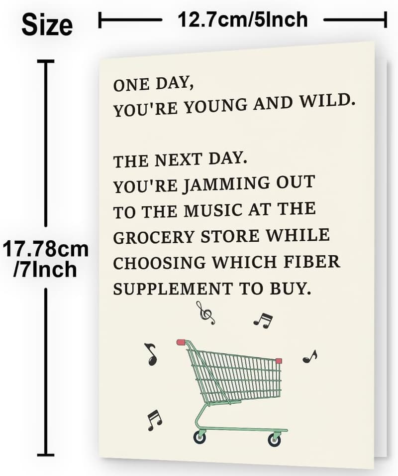 Funny Birthday Card and Gift Set for Women