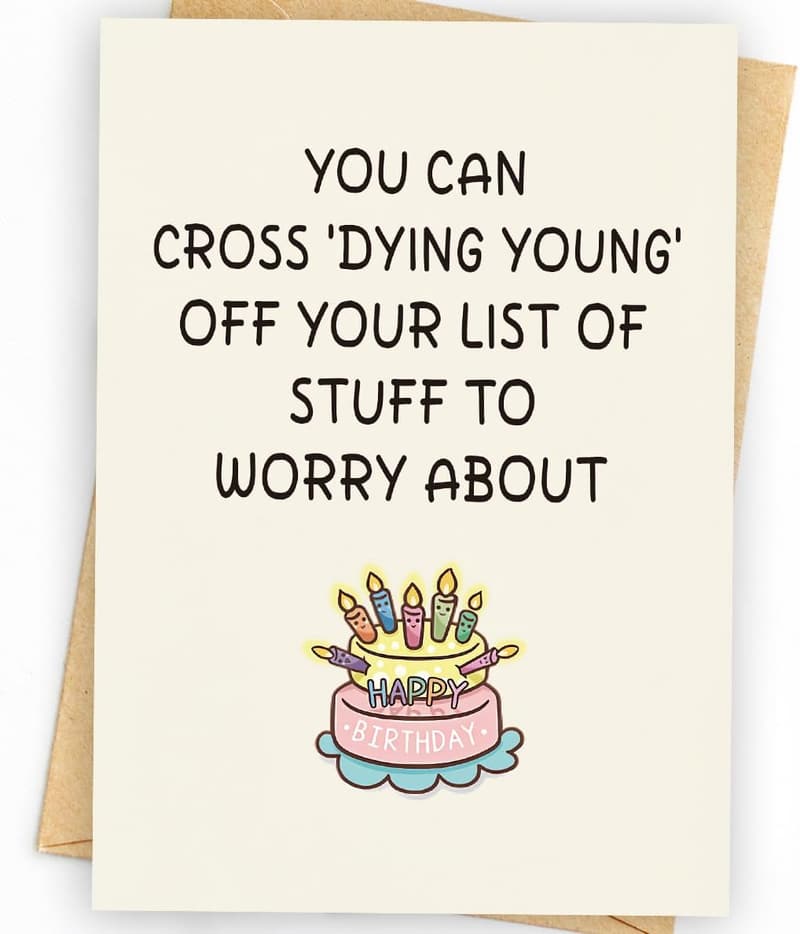 Humorous Birthday Card for Everyone | Unique Gift Idea