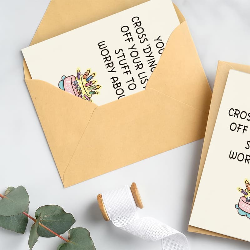 Humorous Birthday Card for Everyone | Unique Gift Idea
