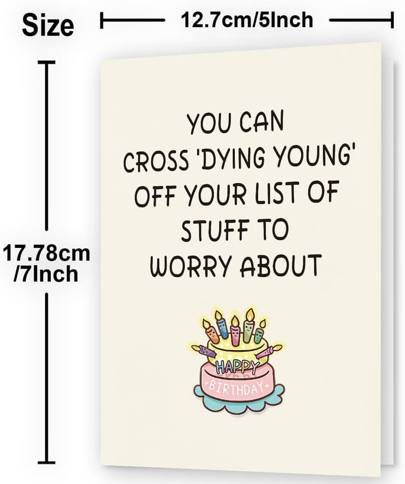 Humorous Birthday Card for Everyone | Unique Gift Idea
