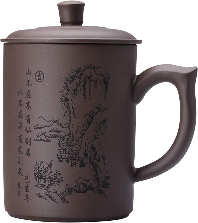 Purple Clay Tea Cup - Chinese Kung Fu Style Coffee Mug