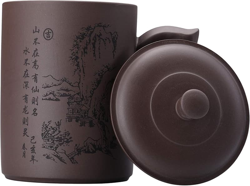 Purple Clay Tea Cup - Chinese Kung Fu Style Coffee Mug