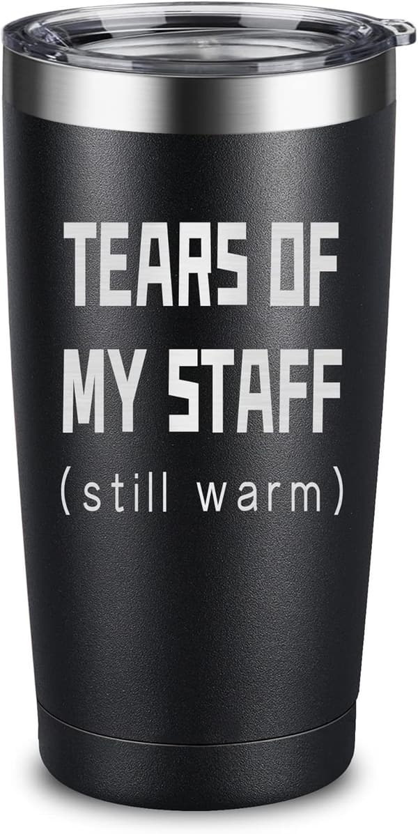 Funny Tears of My Staff Mug - Unique Gift for Boss's Birthday