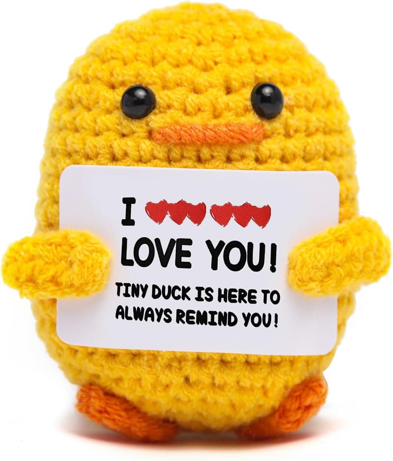 Inspirational Crochet Duck Home Decor Gift for Him/Her