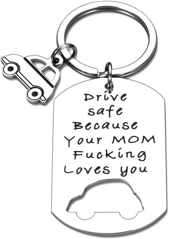 16th/18th Birthday Drive Safe Keychain Gift for Him