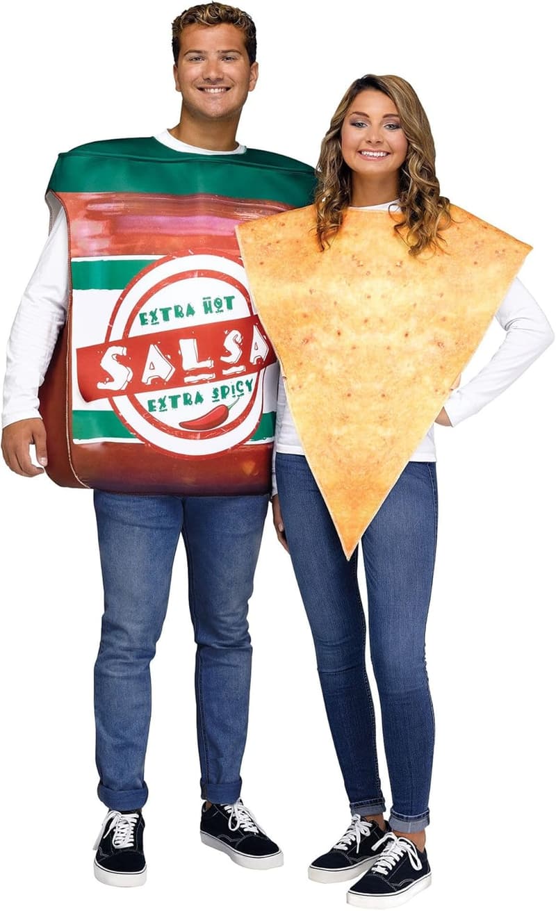 Chips and Salsa Couples Costume - Adult Size Standard