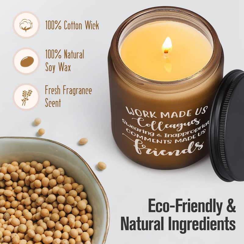 Funny Farewell Candle Gift for Coworkers and Friends