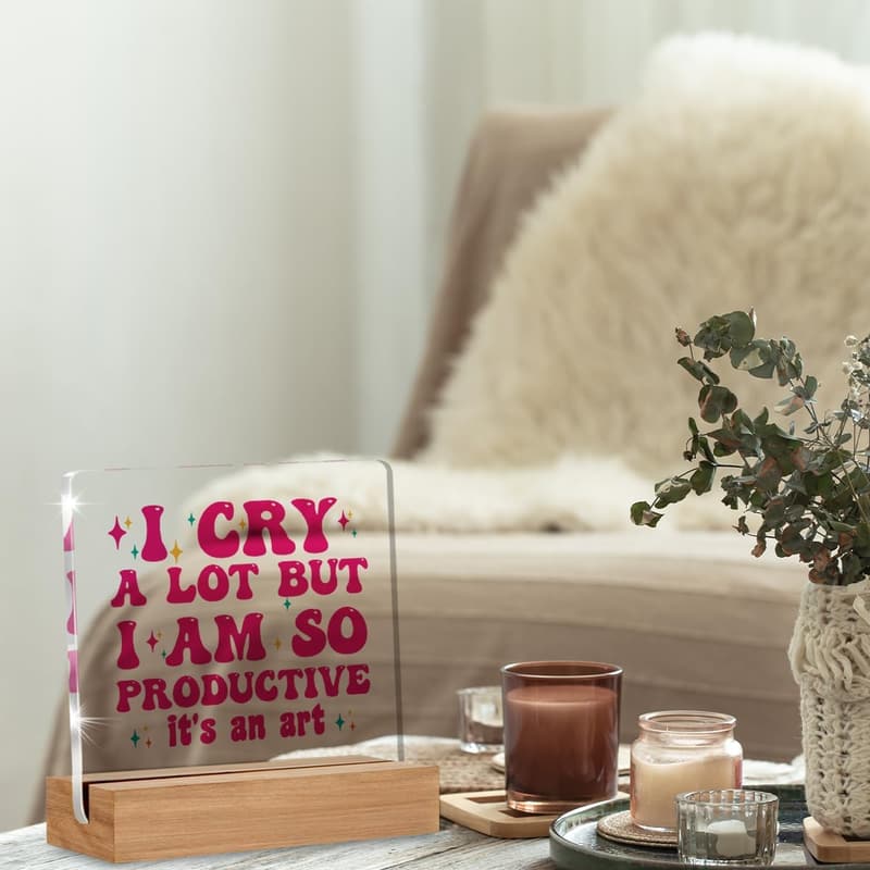 Humorous Desk Sign for Adults - 