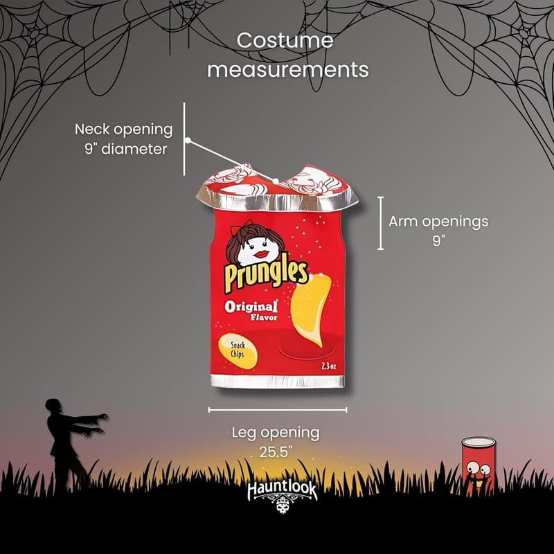 Halloween Costume - Funny Slip-On Bag of Chips for Adults