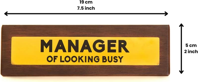 Funny Desk Plaque Sign - 