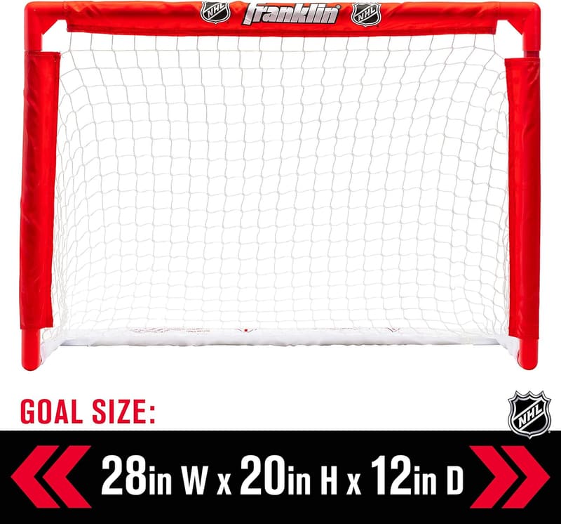 NHL Licensed Indoor Mini Hockey Rink Set with Sticks & Ball