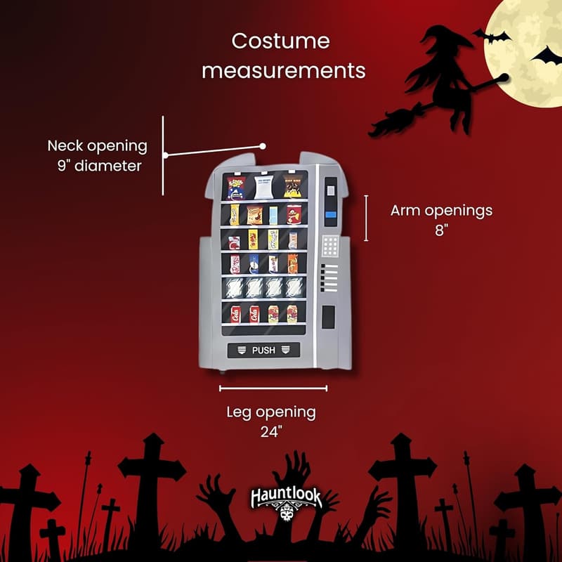 Halloween Vending Machine Costume for Men & Women