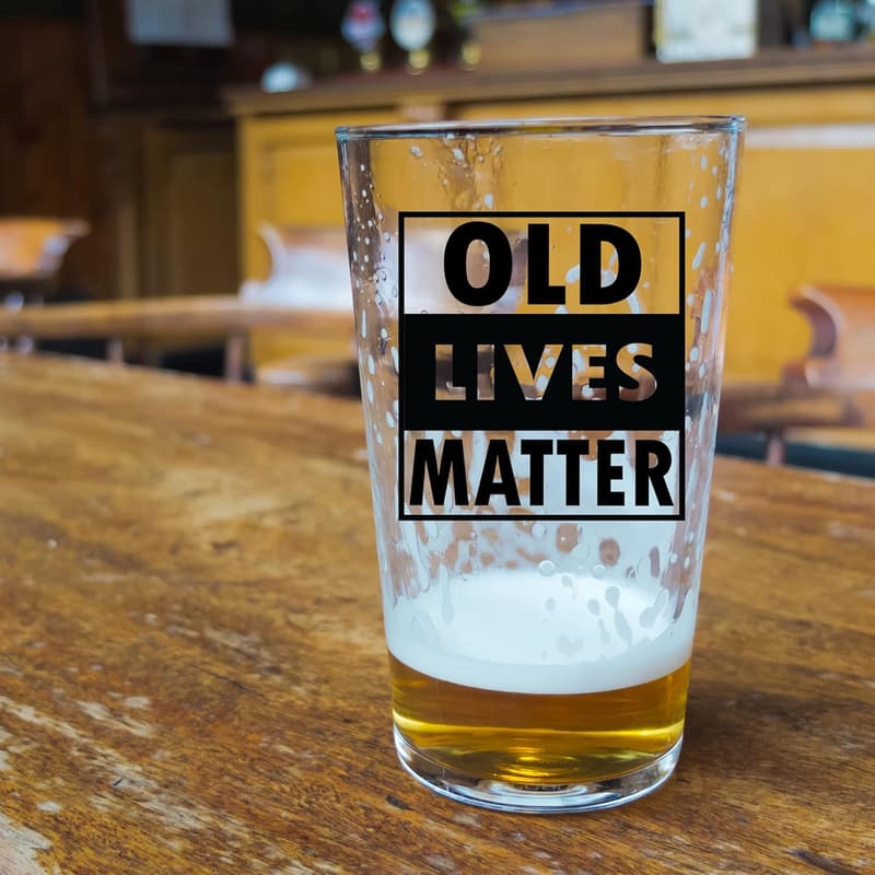 Funny Beer & Whiskey Glass Set - Gag Gifts for Men