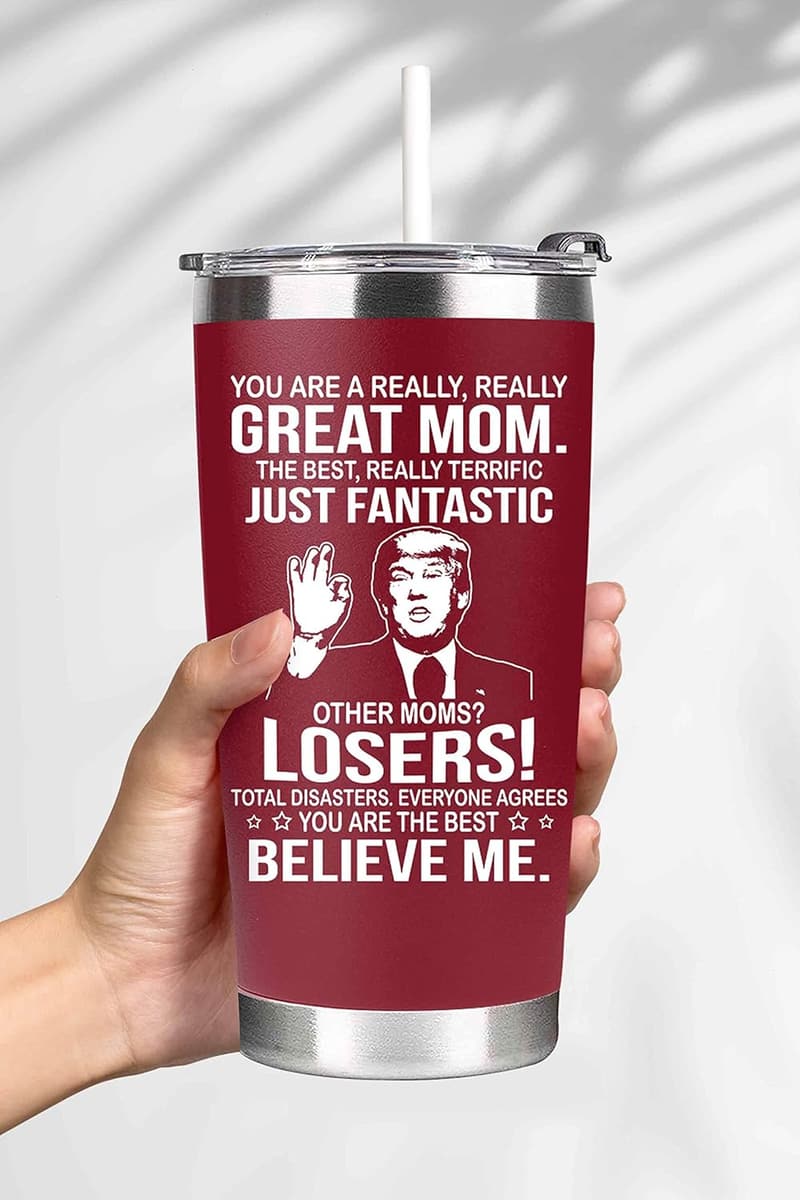 Mother's Day Insulated Coffee Tumbler for Mom - 20oz Red
