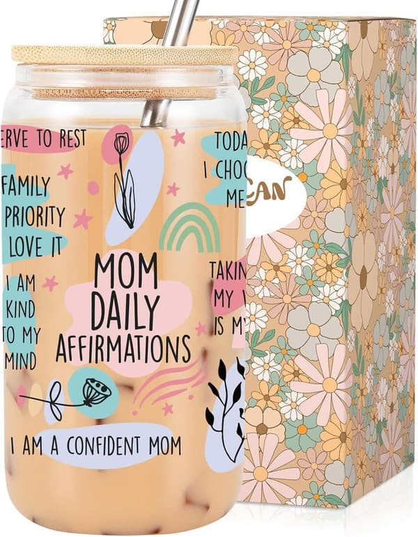 Inspirational Daily Affirmation Tumbler for Moms - 16 oz