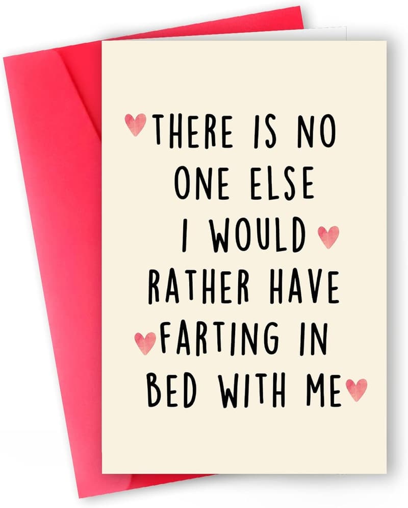 Valentine's Day Funny Farting Card for Couples