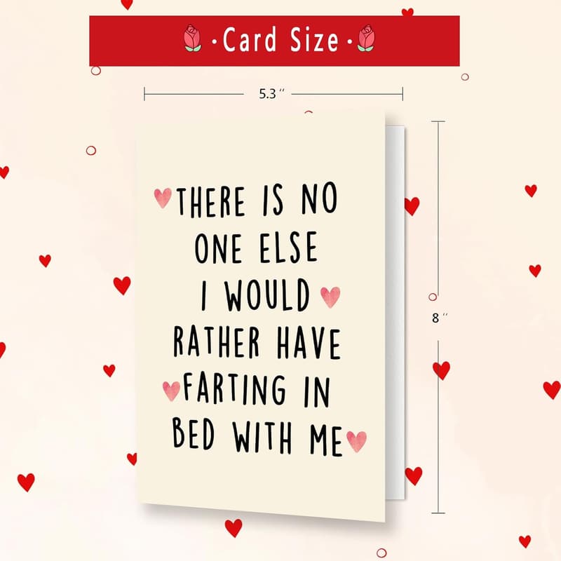 Valentine's Day Funny Farting Card for Couples